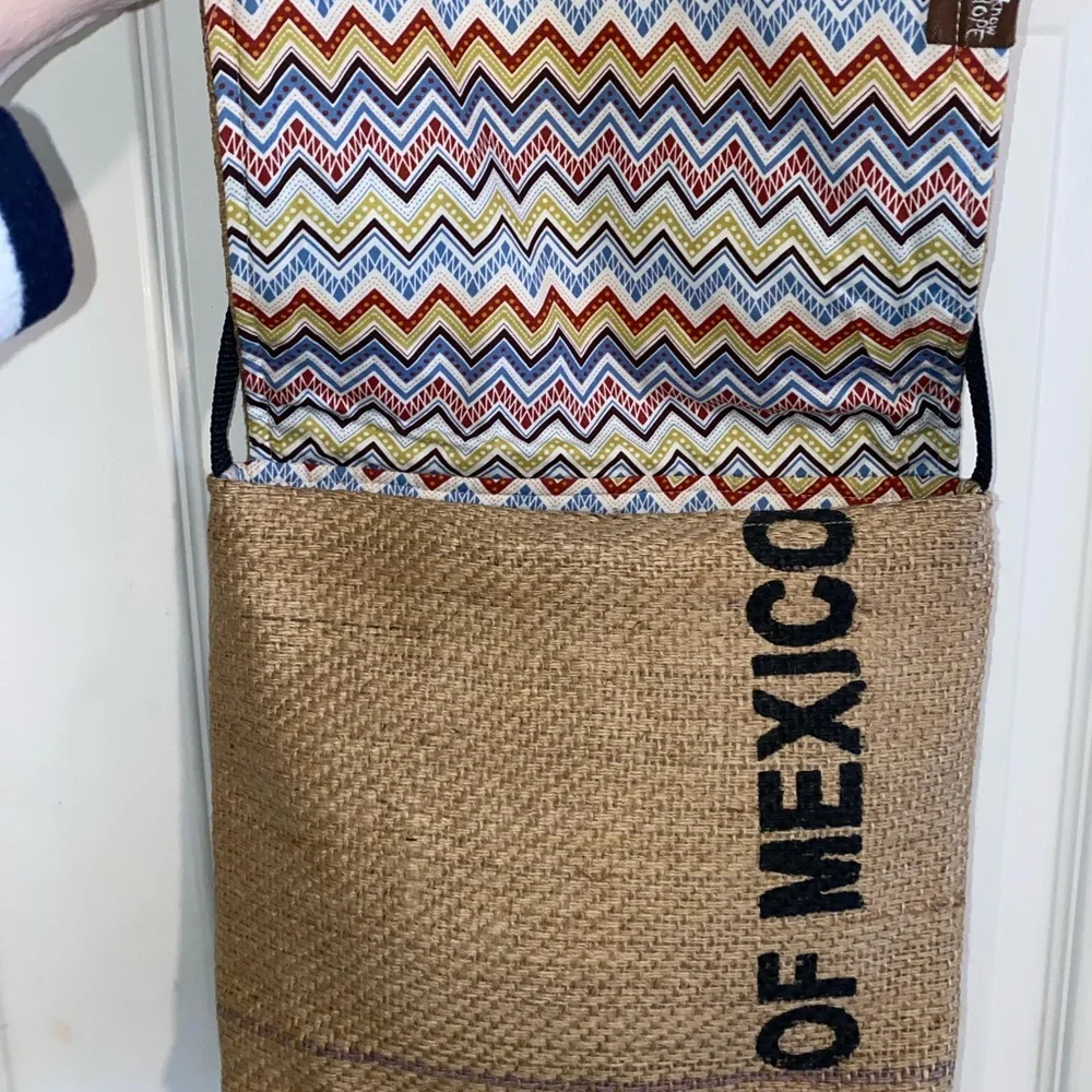 Repurposed‎ Burlap Sack Women's Satchel